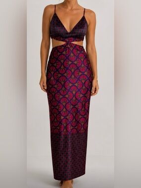 black morada boa guipure maxi dress Black Morada Boa Guipure Maxi Dress  FARM Rio